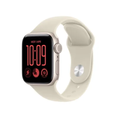 Apple Watch Se 3 2026 GPS + Cellular 5G Cassa 40mm in Alluminio Galassia con Cinturino Sport Sabbia M/L