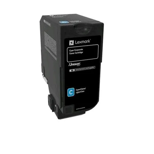 Lexmark 74C20CE Toner Ciano per CS720 CS725 CX725 3.000 Pagine