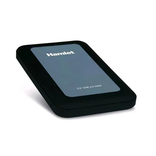 Hamlet HXD25U3MBK Box Vuoto USB 3.0 per HDD SATA Formato 2.5" Colore Nero