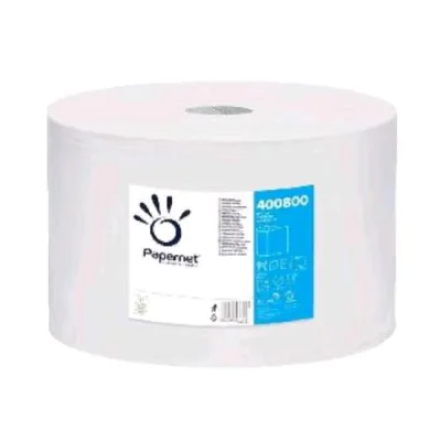 Papernet Bobina Carta Asciugatutto in Pura Cellulosa 2 Veli 2030 Strappi 36.5X25.8 cm Bianco