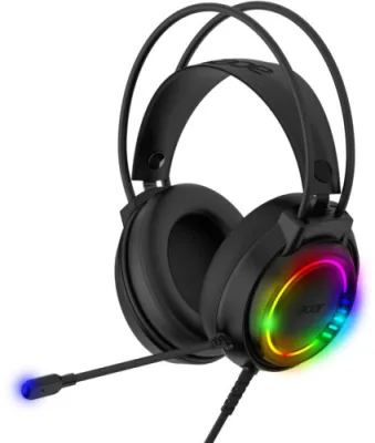 CUFFIA C/MICROFONO USB GAMING ACER GH1600 LED