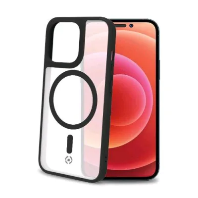 Celly Magmatt Apple iPHONE 14 Pro Max Cover in Tpu con la Tecnologia Magsafe Trasparente Black