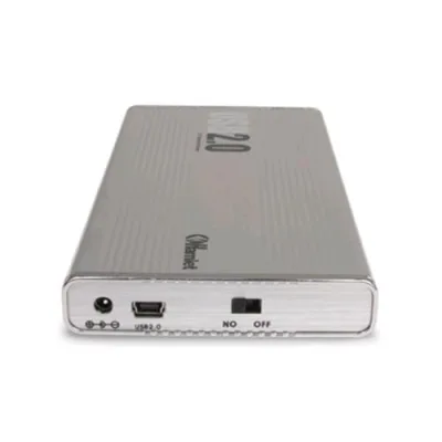 Hamlet HXD2CCUU Box Vuoto per HDD SATA-Ide Formato 2.5" Interfaccia USB 2.0 Colore Silver