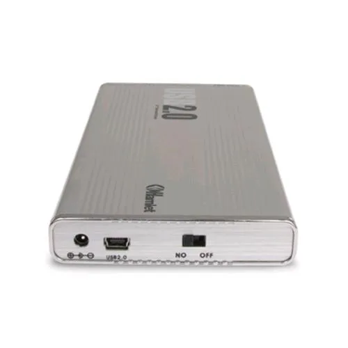 Hamlet HXD2CCUU Box Vuoto per HDD SATA-Ide Formato 2.5" Interfaccia USB 2.0 Colore Silver