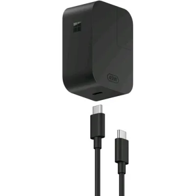 Microsoft Surface 45W Power Supply USB-C Wall Charger Black
