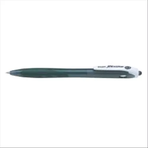 Pilot Rexgrip Begreen Penna a Sfera Inchiostro Nero Punta Media Fusto Trasparente Grip Ergonomico con Materiale Ricic. Conf. 10 Pz.