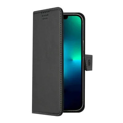Celly Apple iPHONE 13 Pro Custodia a Portafoglio Stand Magsafe in Similpelle Black