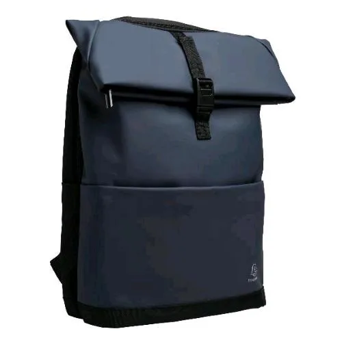 Exacompta Exactive Young Zaino per Notebook da 15.6" in Poliuretano Idrorepellente 2 Scomparti Tasca Frontale Grigio Lavagna