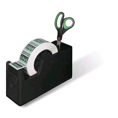 Lebez Dispenser da Banco per Nastri Adesivi fino a 50 mm Nero
