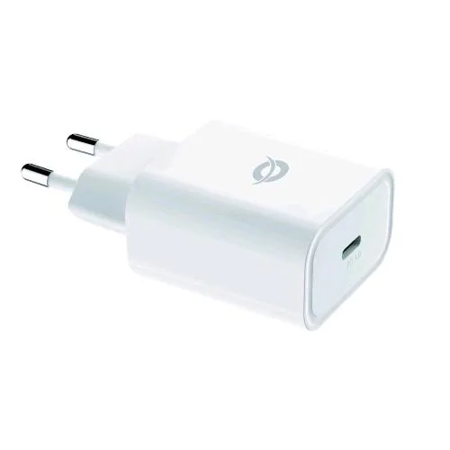 Conceptronic Althea Caricabatterie PPS da Rete 1 Porta USB-C 25W PD Bianco