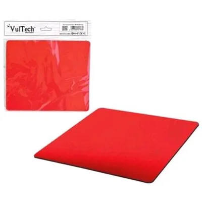 Vultech MP-01R Mouse Pad Tappetino per Mouse Rosso