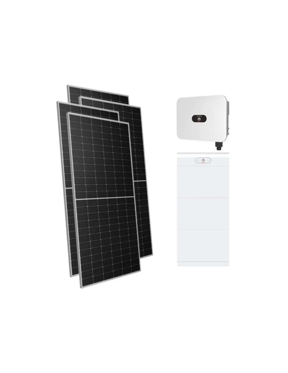 Kit fotovoltaico monofase 5355W inverter 4.6kW LB0 Huawei batteria al litio 21kWh LUNA2000