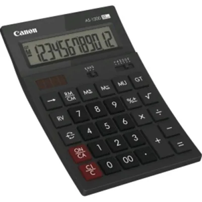 Canon AS1200HB Calcolatrice da Tavolo 12 Cifre