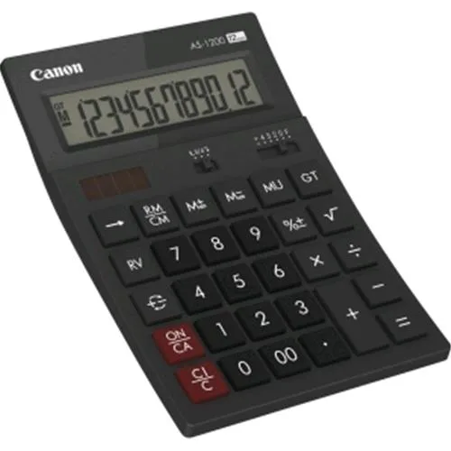 Canon AS1200HB Calcolatrice da Tavolo 12 Cifre