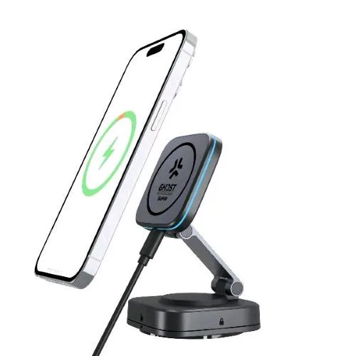 Celly Magsafe Holder Charger Supporto Magnetico Magsafe con Ricarica Via Cavo