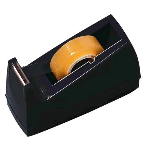 Lebez Dispenser in Plastica per Rotoli 19mm x 33m Nero