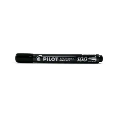 Pilot Sca-100 Marcatore Permanente Nero Punta Tonda 1 mm Conf 12 Pz.