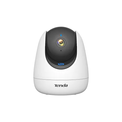 Tenda RP3 Pro Telecamera di Sicurezza Motorizzata da Interno Pan-Tilt 3MPX Wi-Fi 6 Visione 360 Gradi Rilevamento Automatico Umano/Animale Audio Bidirezionale Bianco