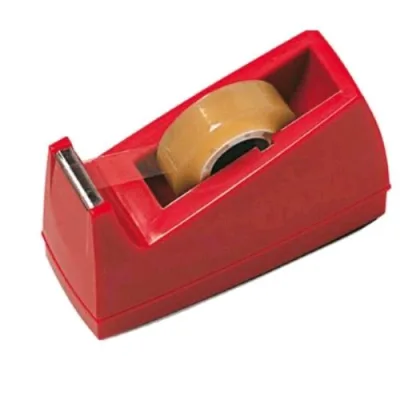 Lebez Dispenser in Plastica per Rotoli 19mm x 33m Rosso