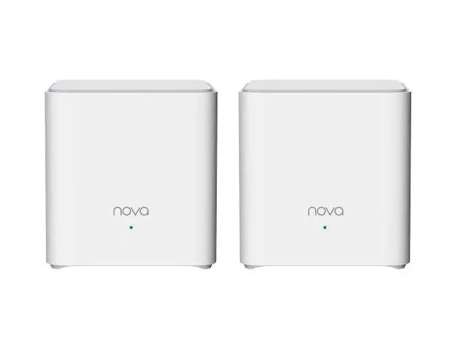 Tenda Nova EX3 2-Pack Router AX1500 Dual Band Wireless Wi-Fi 6 Sistema Mesh Copertura fino a 200MQ 2 Pz.