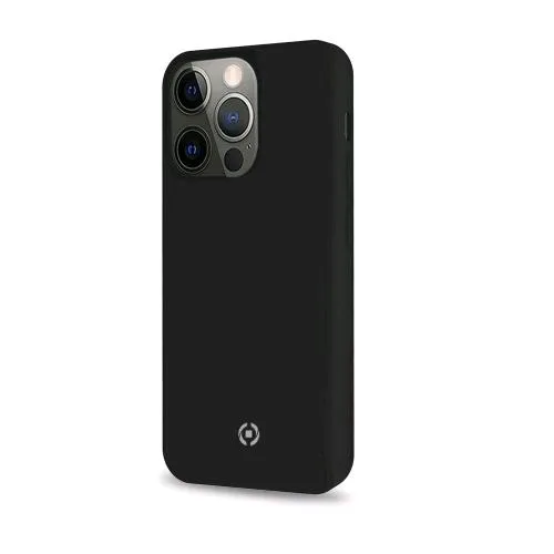 Celly Apple iPHONE 13 Pro Max Cromo Cover in Tpu con Rivestimento in Silicone e Finitura Soft Touch Nero