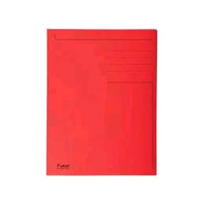 Exacompta Foldyne Cartelline in Carta 240X320MM A4 Col.rosso Conf 50 Pz.