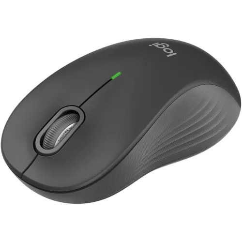 Logitech Signature M550 L Mouse Ottico Bluetooth 3 Pulsanti per Mani Grandi Clic Silenzioso Ricevitore USB Logitech Logi Bolt Grafite