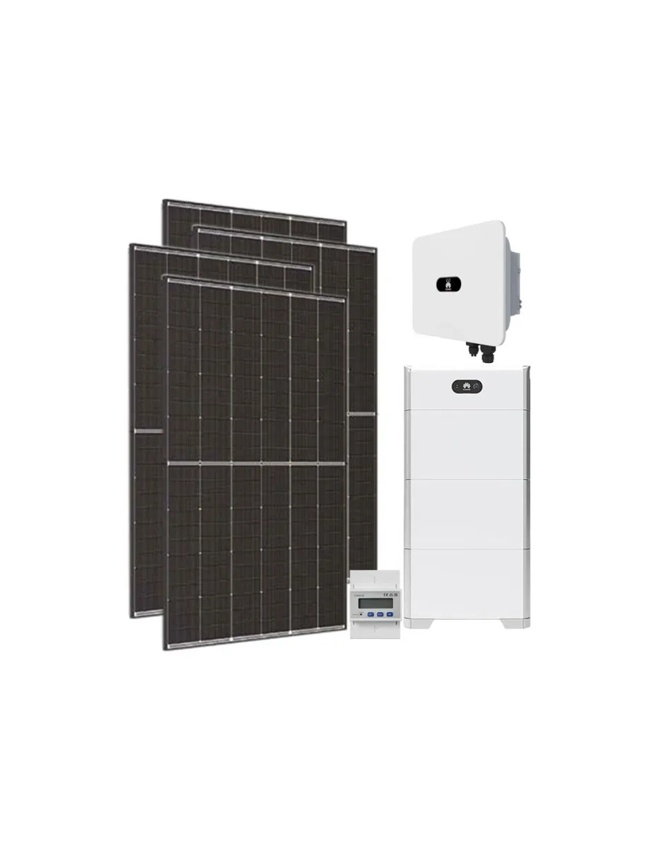 Kit fotovoltaico trifase 12740W inverter 12kW MB0 Huawei batteria al litio 15kWh LUNA2000 BMS