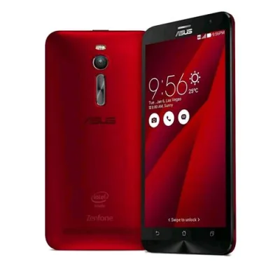 ASUS Zenfone 2 Dual SIM 5.5" IPS Full HD Quad Core 32GB RAM 4GB 4G LTE Italia Red