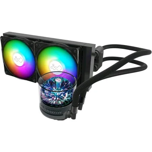 Inwin NR24 ARGB CPU Liquid Cooler 240mm Intel 1700/1200/115X AMD AM5/AM4 Nero