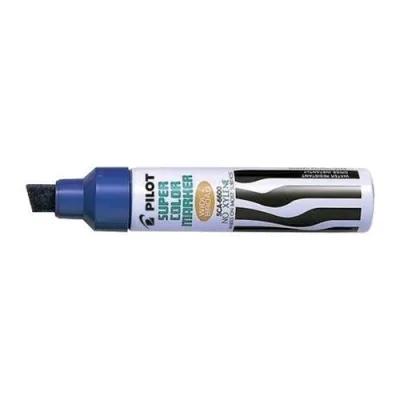 Pilot Sca-6600 Marcatore Permanente Blu Punta a Scalpello 3/12.50 mm Conf 12 Pz.