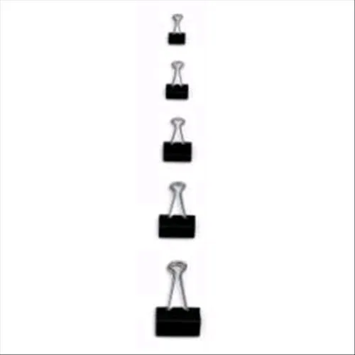 Lebez Double Clips Fermagli in Metallo H 19 mm Col. Grigio Conf 144 Pz.