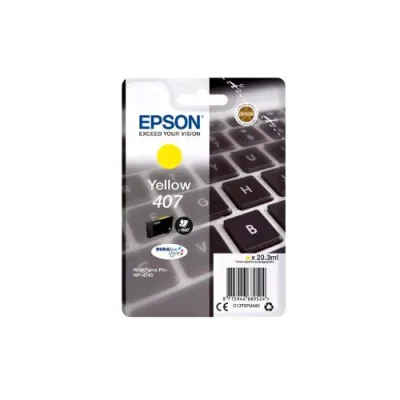 Epson 407 L Durabrite Ultra Cartuccia Ink-Jet 1900 Pagine Giallo