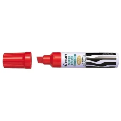 Pilot Sca-6600 Marcatore Permanente Rosso Punta a Scalpello 3/12.50 mm Conf 12 Pz.