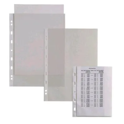 Sei Rota Atla T Buste con Foratura Universale in PP CM 15X21 A5 Trasparente Conf 25 Pz.