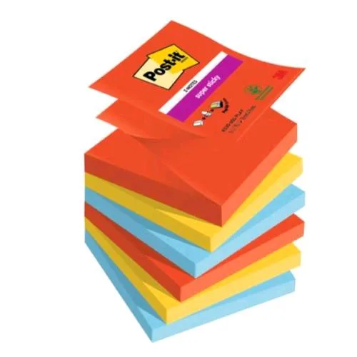 3M Post-Itplayful Blocchetti 90 Fogli Colori Assortiti Conf 6 Pz.