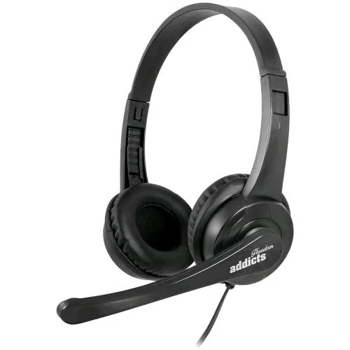 NGS VOX505USB Cuffia Stereo con Microfono USB Over Ear Controllo del Volume