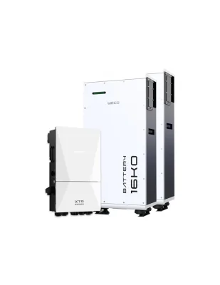 Sistema di accumulo trifase inverter Weco XTR-3 10kW batteria litio 32kWh Weco 16k0