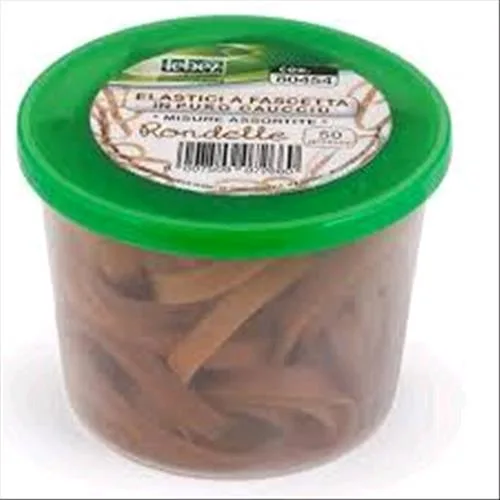Lebez Elastici Caucciu Barattolo da 50 g Misure Assortite