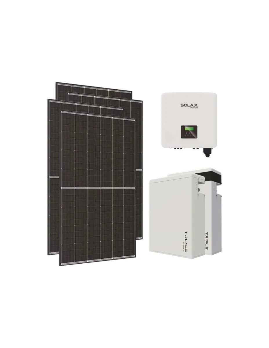 Kit fotovoltaico trifase 10800W inverter 10kW batteria al litio 11.6KWh T-BAT-H5.8 Solax Power