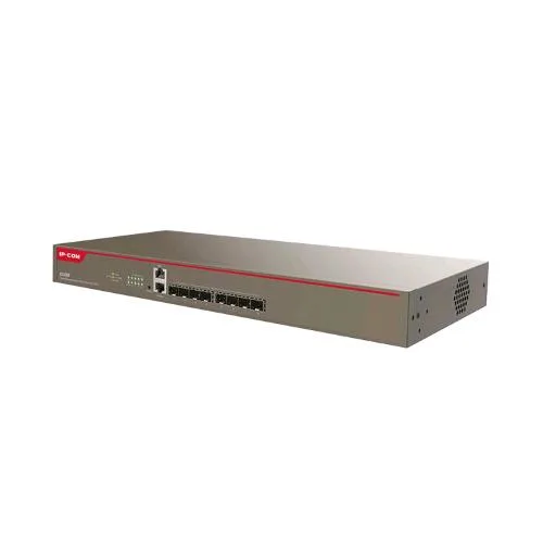 IP-COM X5308F Switch di Rete Gestito L3 Rack 1U 8 Slot SFP+ 10G 2 Porte RJ-45 Supporto POE Grigio