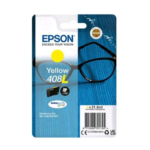 Epson 408L Cartuccia Singlepack Durabrite Ultra Ink Yellow