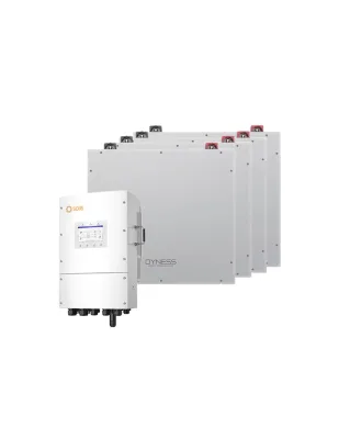 Sistema di accumulo trifase inverter 8kW Solis LV batteria al litio 20.48kWh Dyness DL5.0C
