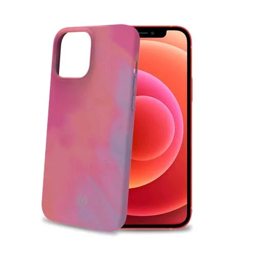 Celly Apple iPHONE 13 Watercol Cover in Tpu con Finitura Soft Touch Multicolore