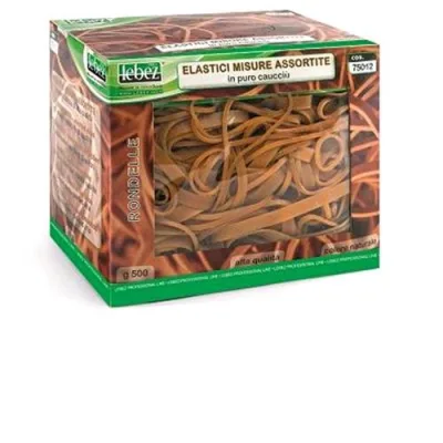 Lebez Elastici Caucciu' Blister 500 g Misure Assortite