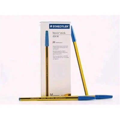 Staedtler Noris Stick Penna a Sfera Inchiostro Blu Conf 20 Pz.
