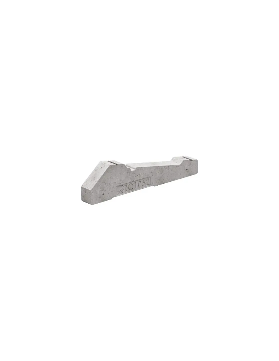 Zavorra con inclinazione 10° 52kg per moduli fotovoltaici - ZC1052