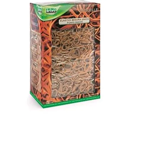 Lebez Elastici Caucciu' Scatola 1 kg 150X2 mm Diametro 100 mm