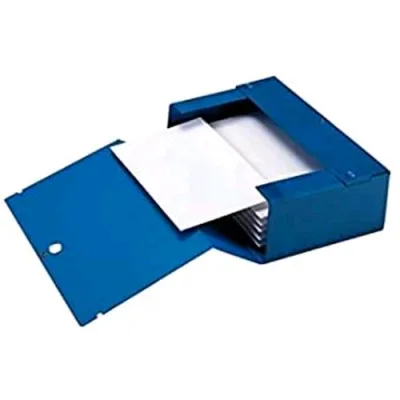 Sei Rota Big Cartella Portaprogetti in Colpan C/Bottone 350X250 mm Dorso 12 cm Col. Blu