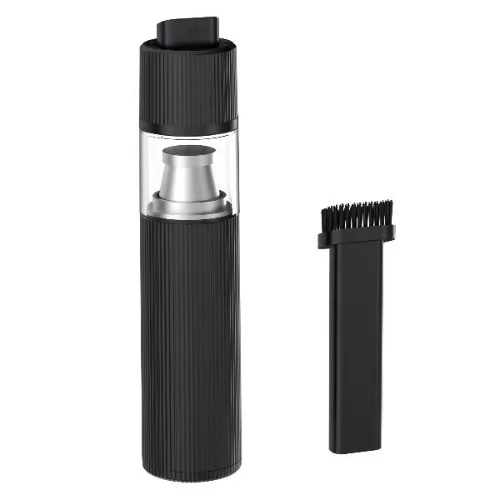 Celly Mini Vacuum Cleaner Aspirabriciole Portatile Wireless per Casa Auto e Ufficio Ricarica USB-C Spazzola Multifunzione Inclusa Nero